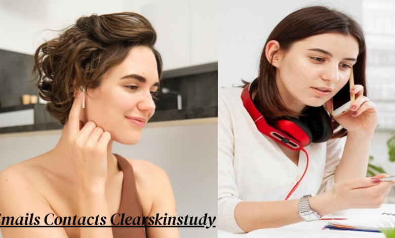 Emails Contacts Clearskinstudy