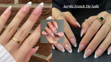 Acrylic French Tip Nails