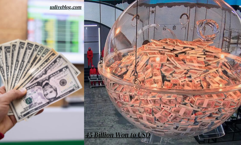 45 Billion Won to USD